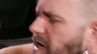 son of a b Josh Mikael gets brutally fisted and dominated by his angry pig of a client, Jim Fit!