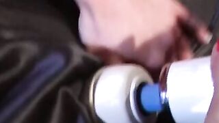 INSATIABLE STUNNER TAKES ON TWO MASSIVE TOYS IN EPIC SANDWICH FUCTION!
