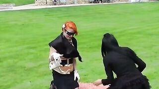 MINDBLOWING older lady goes down on young stud and GETS VIOLENTLY DILDOED TILL HER EYES ROLL BACK!