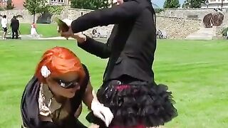 MINDBLOWING older lady goes down on young stud and GETS VIOLENTLY DILDOED TILL HER EYES ROLL BACK!