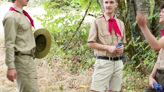 Wildcard Frenzy Outdoor Orgy Ensues When Scout Leader Colton McKeons Naughty Games Go Off the Rails!