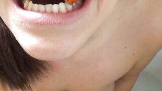 MONSTROUS PLEASURE Giantess Devours Alive Fish in Scalding Bathwater  Your wildest fantasy come true!
