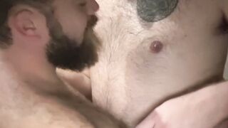 Joseph Tag Spreads Eric Scotts Legs to Worship His Glistening Pink Hole