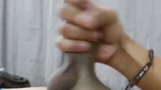 UNBELIEVABLE FOOT FETISH PORN! Marcon, the CUTE Asian Twink, tantalizes you with his ERECT COCK and sticky SOCKS!!!