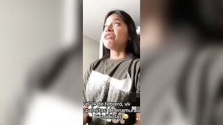 Escort prostituta bajando del PONY a Lourdes Gutiérrez Tiktoker y Modelito de Ig