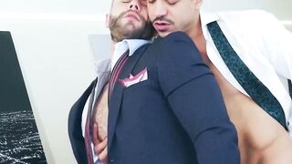 SUITED UP AND READY TO GET DIRTY MINDBLOWING ANAL FANTASY WITH JONATHAN MIRANDA AND DIEGO REYES!