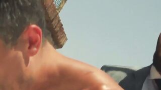 Erotic kissing and deep dick riding by suited Hector de Silva and Jay Roberts