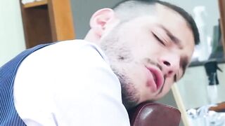 INBOUNDSIZZLING HOTTIE! Bruno Max UNLEASHES HIS MASSIVE BEAST ON Ricky Hards TIGHT, SUITWEARING ASS!