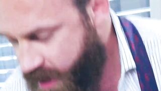 married Mans Tailor Solves All His Problems with a Sloppy Blowjob and a Satisfying Reverse Cowgirl on the Standing Desk  Logan Moore and Franky Fox