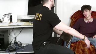 Masked Intruder Targets Naughty Boyfriends Ass with Brutal Force! 