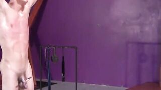 UNLEASH THE AGONY Master Vins SADISTIC Reckoning with Bound Slut Justin Martinez