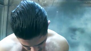 Bound Hector De Silva had his ass rimmed and drilled by Dato Foland