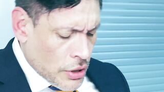 Boss Nicholas Bardem slides his cock into the tight hole of John Rodriguez