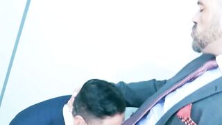 Boss Nicholas Bardem slides his cock into the tight hole of John Rodriguez