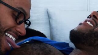 UNLEASH THE BEAST Irate hunk studs Micah Martinez  Tony Genius go balls deep in a buttsearing, musclepounding threesome