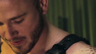  lengthx9Unleash the Beast Tattooed Hunk Andrew Delta Brings the Pain in Graphic BDSM Scene