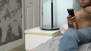 I caught my naughty cousin Tim Hanes SNEAKING UP ON ME... then I SNATCHED HIS COCK AND SWALLOWED IT WHOLE