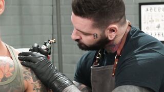 Archer Croft first and licks the prolapsed ass of Teddy Bryce