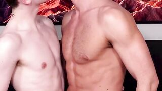 MUSCULAR BEAST JORDAN STARR UNLEASHES FURY ON TENDER TWINK ETHAN TATE WATCH AS HE GETS PUMMELED INTO SUBMISSION!