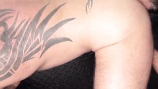 UNLEASH THE BEAST Amirs Brutal Thumb Slapping, Raw Cock Ripping, Tie Me Up, Hot Hole Rip Session with Tattooed Marc Angelos