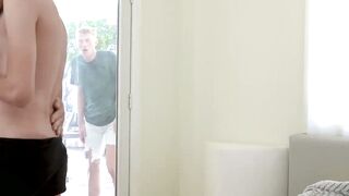 STEPBROTHER SHOCKER Jesse Zeppelin Gets Destroyed by Braden and Kai in Epic Threeway Orgy!