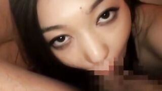 JAPANESE STOCKING GODDESS UNLEASHES Oral BLISS Tiny Tits, Big Appetite!