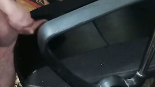 A boy comes to rub his friend's penis on the chair until cum flows on the chair, so t