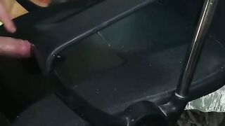A boy comes to rub his friend's penis on the chair until cum flows on the chair, so t