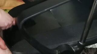 A boy comes to rub his friend's penis on the chair until cum flows on the chair, so t