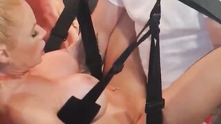 Busty MILFs Gone Wild Insatiable Sex Swing Seduction Ends in Creamy Creampie Carnage!