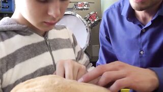 STEPSON SITUATION GOES WILD! My Twink Stepson Dakota Lovell Toys a Teddy Bear  While I FUCK HIM IN THE ASS!