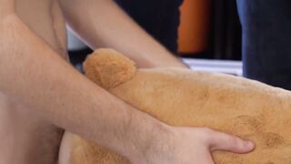 STEPSON SITUATION GOES WILD! My Twink Stepson Dakota Lovell Toys a Teddy Bear  While I FUCK HIM IN THE ASS!