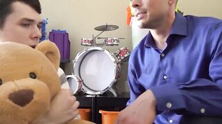 STEPSON SITUATION GOES WILD! My Twink Stepson Dakota Lovell Toys a Teddy Bear  While I FUCK HIM IN THE ASS!