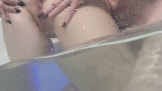 SMALL BUT MIGHTY Insatiable Cutie Plunders her PUSSY in Sizzling High Definition!