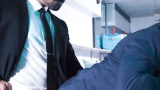 SUITED UP FOR SLAVEstatus DEGRADATION Teddy Torres and Matts ROUGH ASS RIMMING AND SHOVING ORDEAL