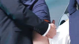 SUITED UP FOR SLAVEstatus DEGRADATION Teddy Torres and Matts ROUGH ASS RIMMING AND SHOVING ORDEAL