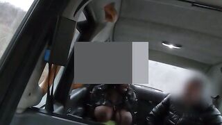 BLACK TITAN UNCAPPED Ebony Mystique Unleashes Her XXXXXL Curves in HOT Backseat Bang