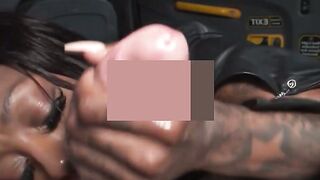 BLACK TITAN UNCAPPED Ebony Mystique Unleashes Her XXXXXL Curves in HOT Backseat Bang