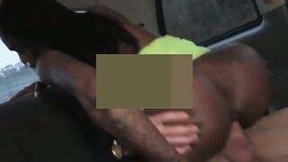BLACK TITAN UNCAPPED Ebony Mystique Unleashes Her XXXXXL Curves in HOT Backseat Bang