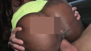 BLACK TITAN UNCAPPED Ebony Mystique Unleashes Her XXXXXL Curves in HOT Backseat Bang