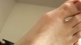 UNLEASH THE WILD BEAST Nolins Insatiable Barefoot Bursts into Epic SelfSatisfying Session