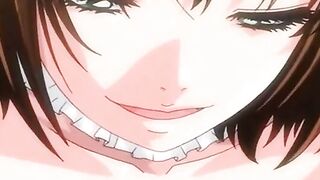 Sweet busty babe gives pleasure to horny guy