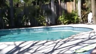 POOLEYEZ GOTTA SEE THIS  Sabrina Snows JawDropping Poolside Gangbang!