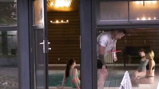 EXTREME Ménage À Trois Older Woman, Older Man, and Young Buck Ignite the Red Hot Passion Not for the Faint of Heart