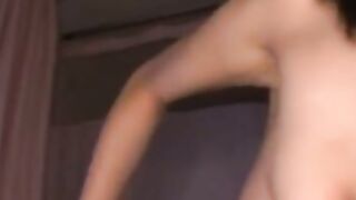 SIZZLING SNAKE EYES  Sanae Tanimura GETS RODE HARD BY 2 DILDO BANGING MACHINES!