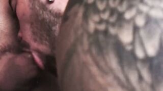 THE Labour Of Lust 2 Muscle Hairy Men Share Powerful Blowjob With Insatiable Cam Director!