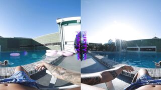 POOL PARTY PLEASURE Marika Milani Gets Filled to the Brim!