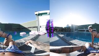 POOL PARTY PLEASURE Marika Milani Gets Filled to the Brim!