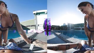 POOL PARTY PLEASURE Marika Milani Gets Filled to the Brim!
