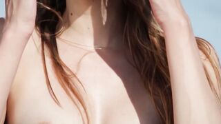 Jasmin Bares It All in the Blazing Desert  A Sizzling Scorching Treat!